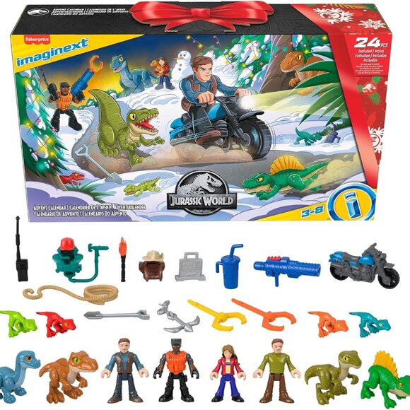 NEW Imaginext Jurassic World Advent Calendar - Fisher-Price - Picture 1 of 1